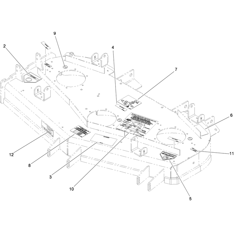 Deck Decal Assembly No 115-2771