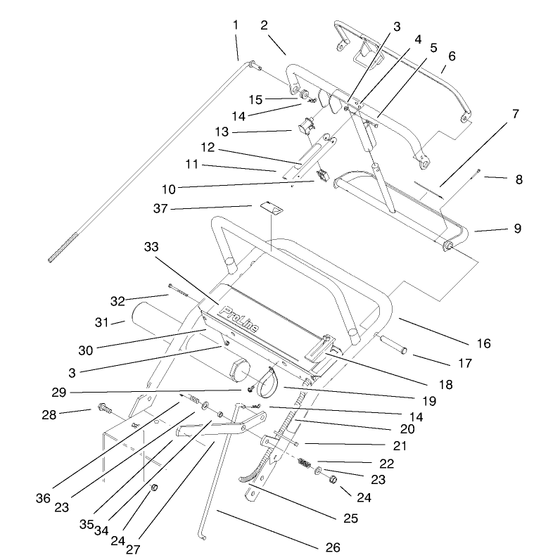 Upper Handle Assembly