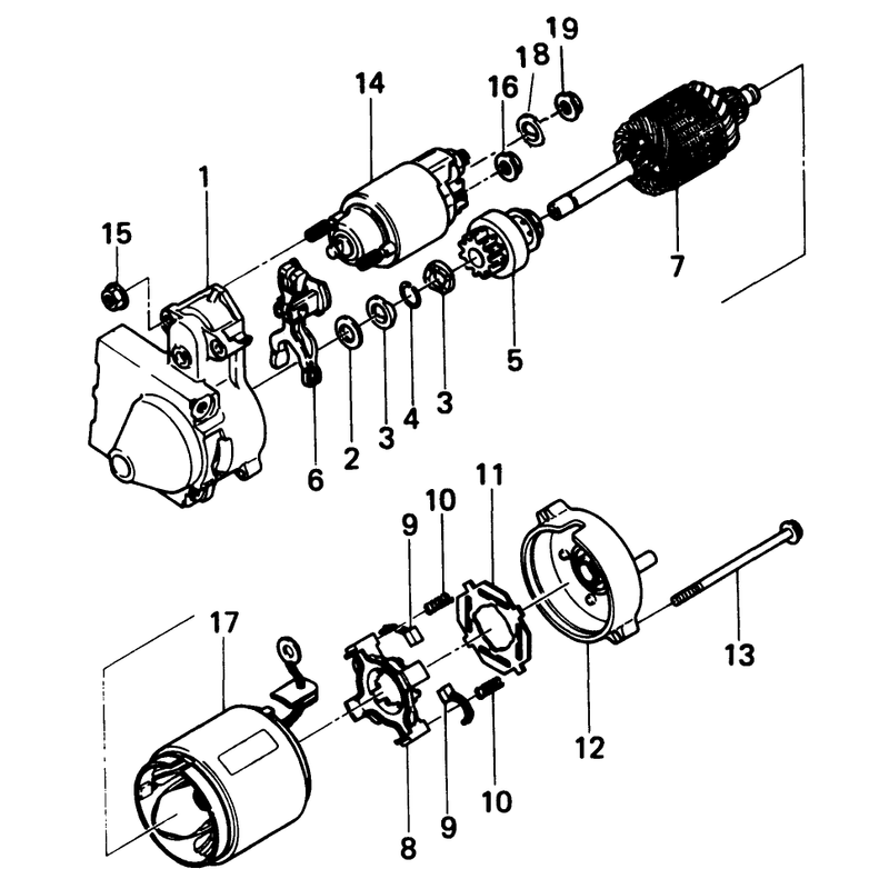 Electric Starter Alternator