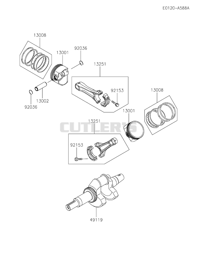 PISTON/CRANKSHAFT