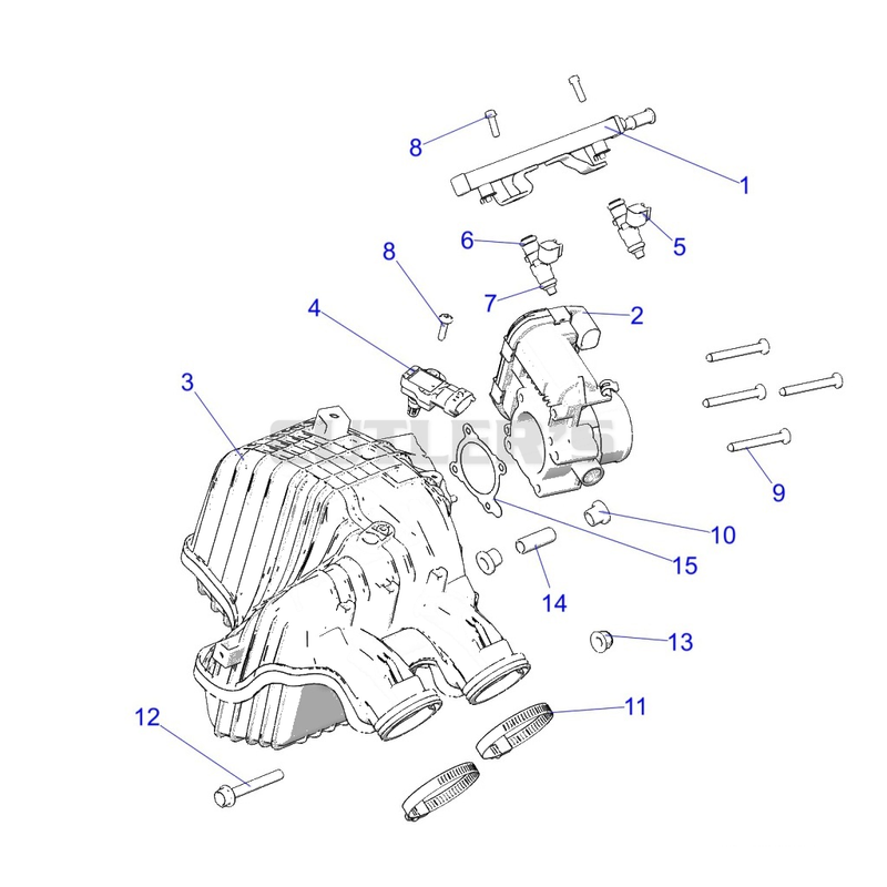 Engine, Air Intake Manifold
