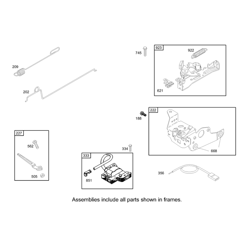 Governor Assembly Briggs and Stratton Model 123K02-0114-E1