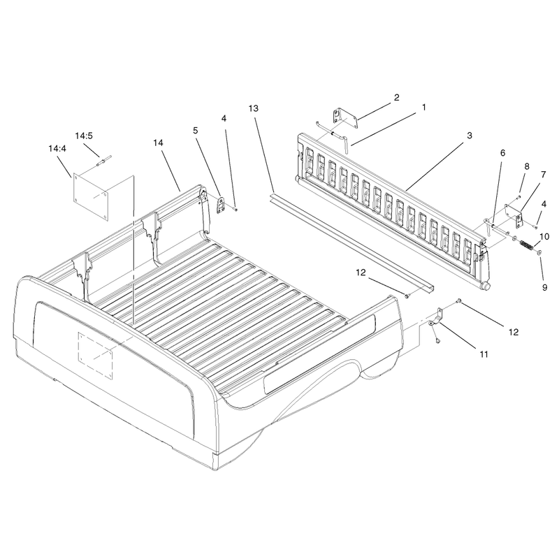 Box and Tailgate Assembly