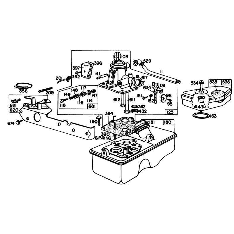 Carburetor Assembly Model 92908-1956-01