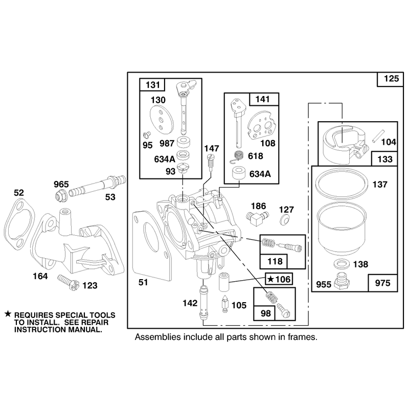 Engine Briggs and Stratton Model 28m707-0127-01