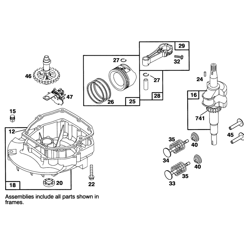 Engine Briggs and Stratton Model 127702-0115-01