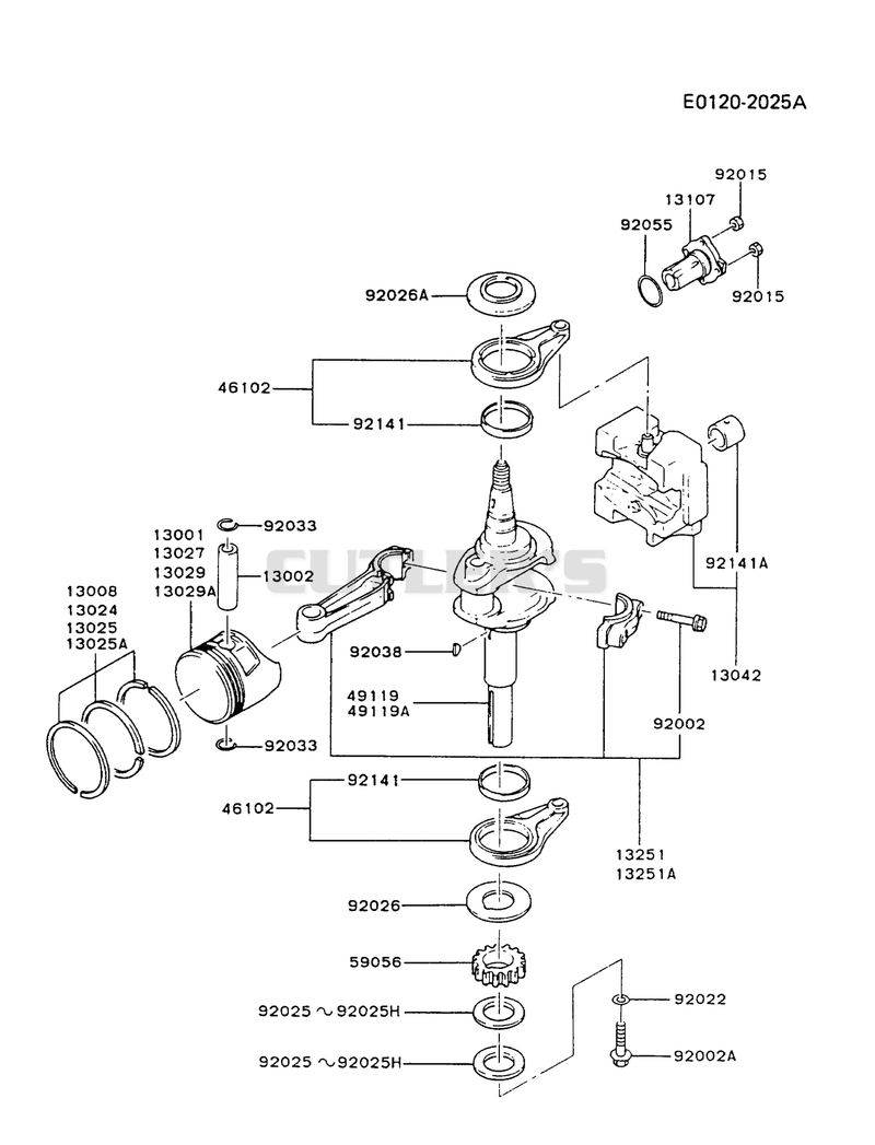 PISTON/CRANKSHAFT