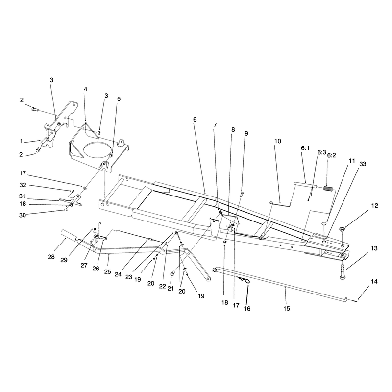 Frame And Rear Mounting Hitch