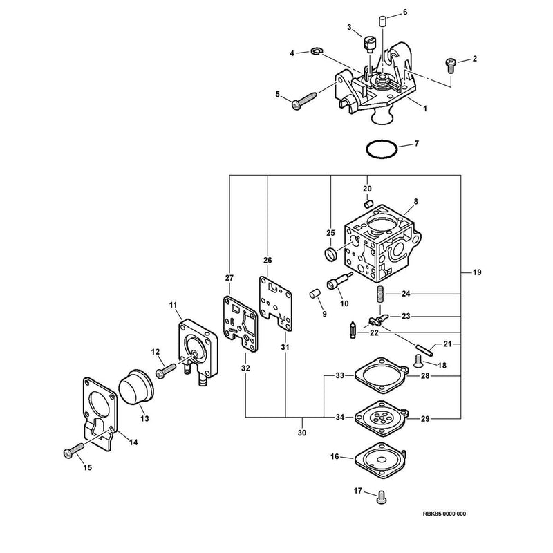 Carburetor -- RB-K85