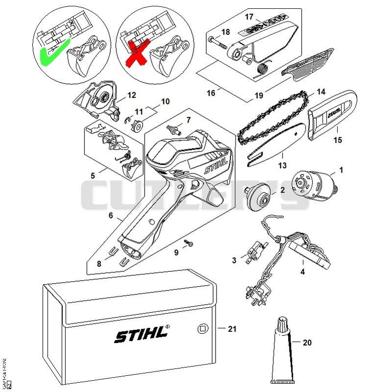 Spare parts from serial number 929771306