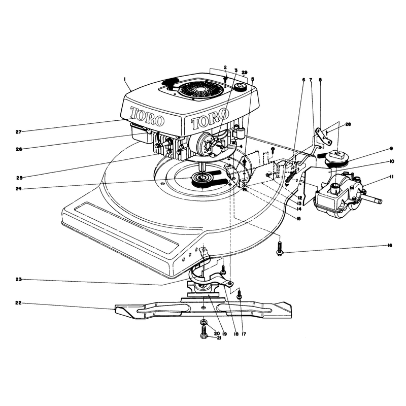 Engine Assembly Model No 16940