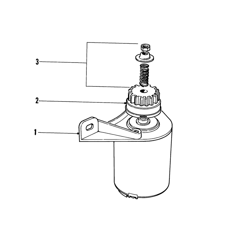 Starter Motor Assembly Model No 18208 and 18257
