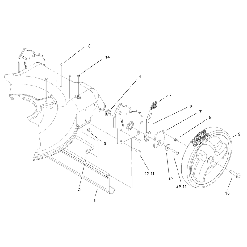Rear Axle and High Wheel Assembly