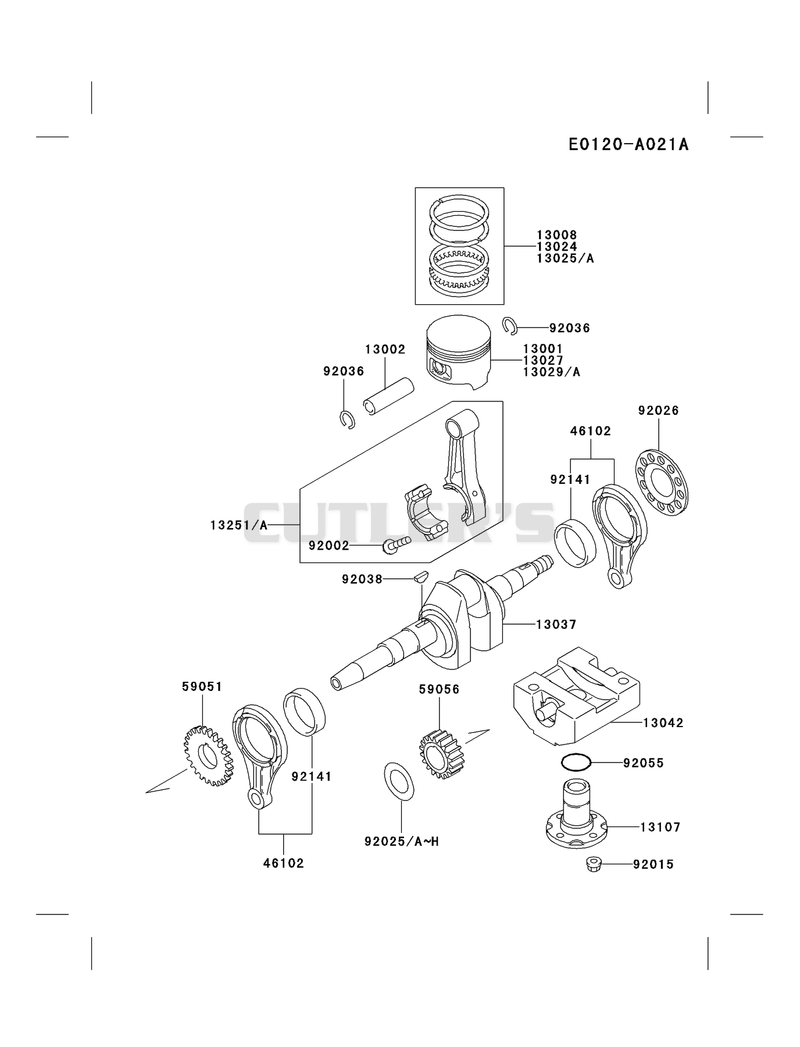 PISTON/CRANKSHAFT