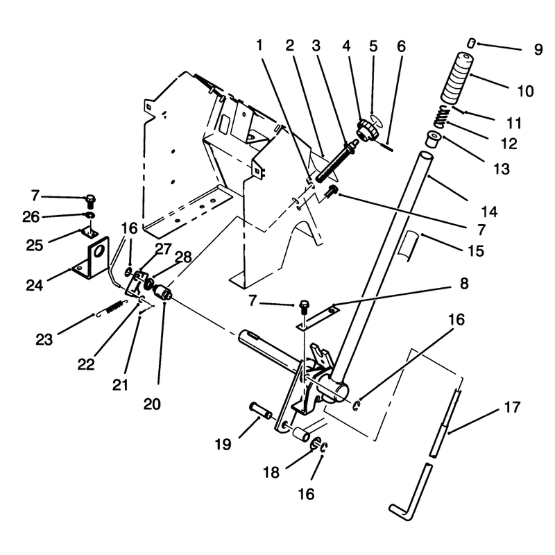 Lift Bar Linkage Assembly