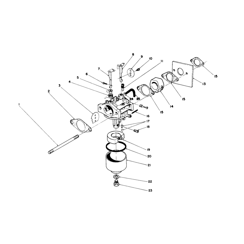 Carburetor Assembly Model No 47pk9-1
