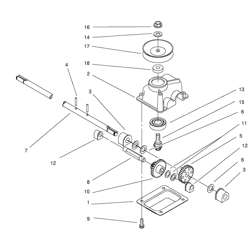 Transmission Assembly No 93-0240