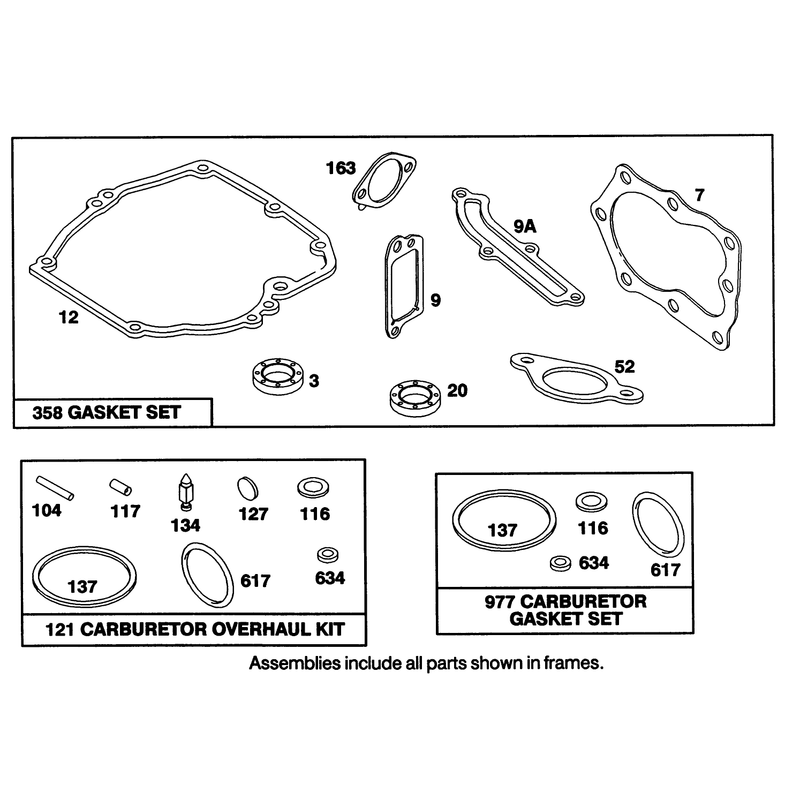Engine Briggs and Stratton Model 122702-3188-01