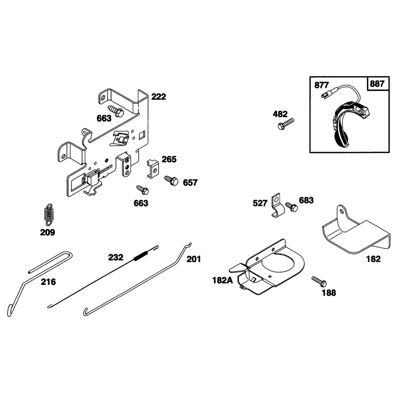 Engine Briggs and Stratton Model 28b707-0126-01