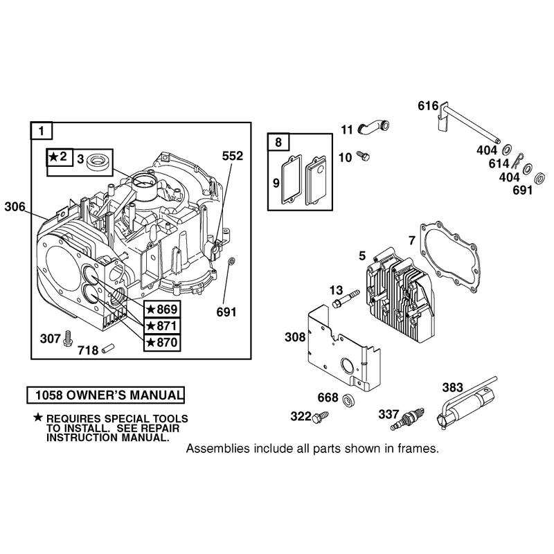 Engine Briggs and Stratton Model 28b702-1041-E1