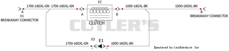 Wiring Diagram – Clutch Breakaway Harness