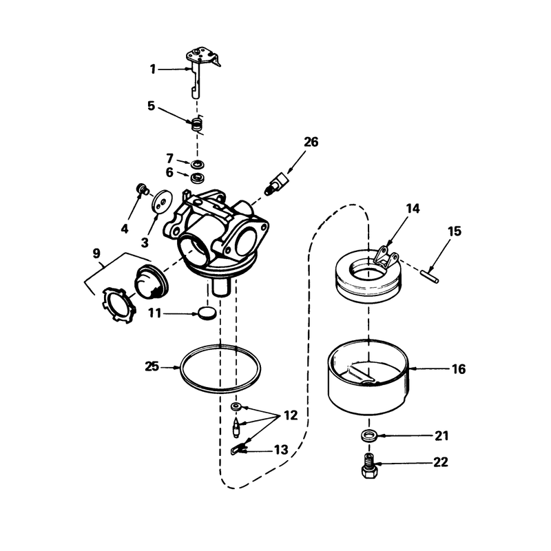 Carburetor No 632098