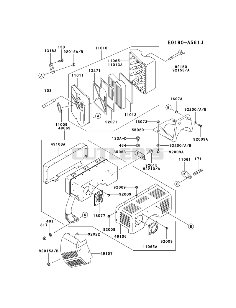 AIR-FILTER/MUFFLER