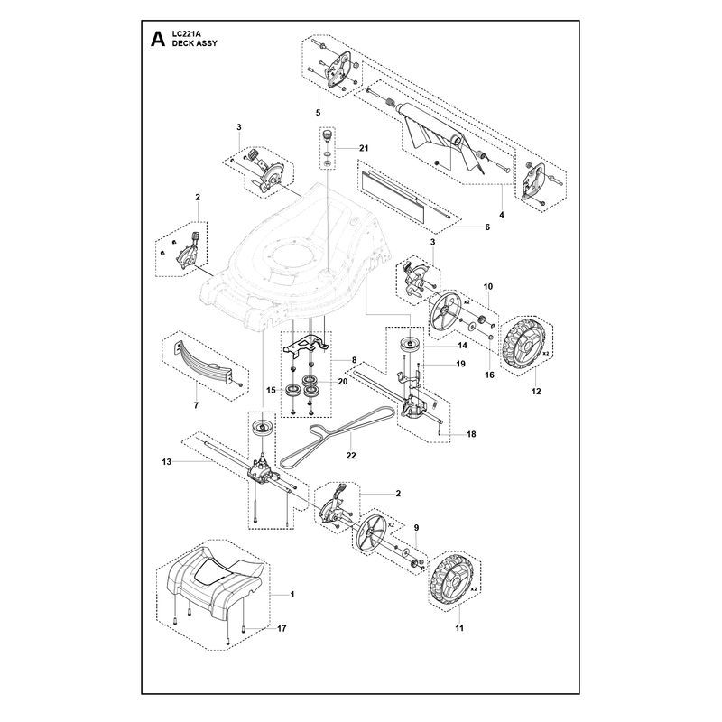 MOWER DECK / CUTTING DECK