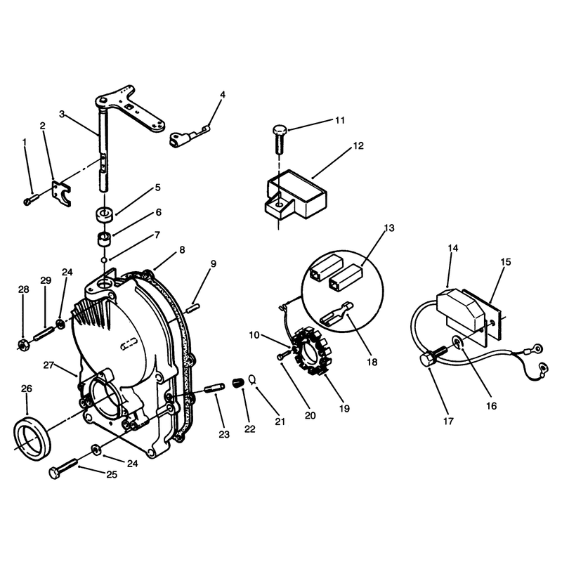 Gearcase and Ignition Controls