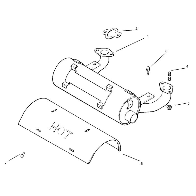 Exhaust Kohler Engine Cv18s-Ps61521