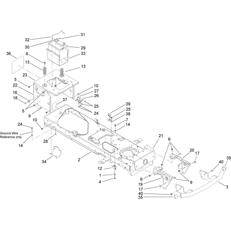 Frame and Battery Assembly