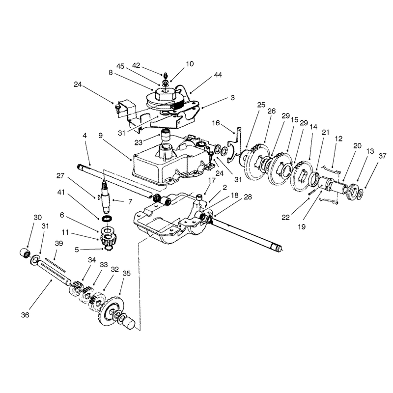 Gear Case Assembly No 74-1861