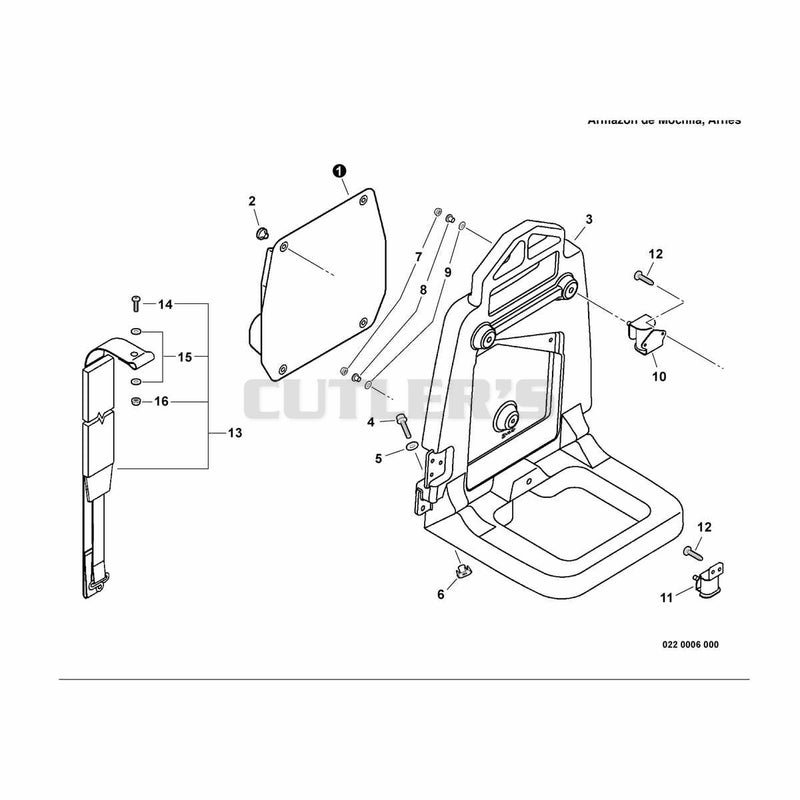 Backpack Frame, Harness