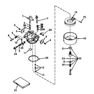 Carburetor Model No 632253