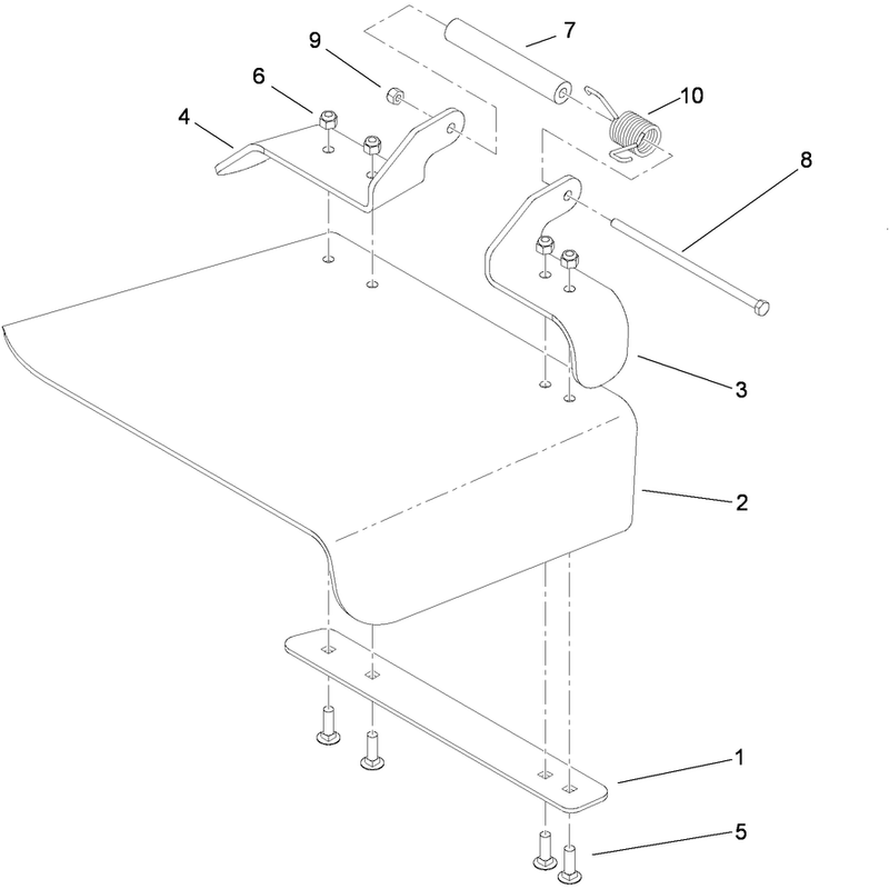 Deflector Assembly No 114-1910