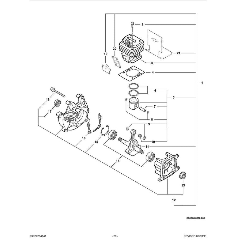 Engine, Short Block -- SB1060