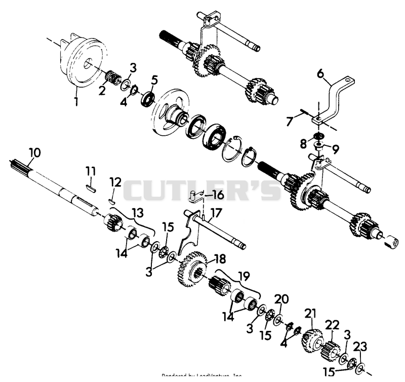 NUMBER ONE SHAFT - FORWARD CLUTCH