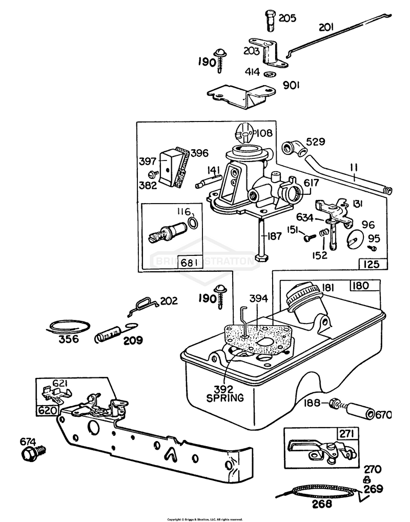 Carburetor & Fuel Tank Assy