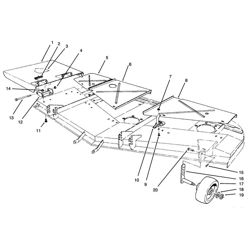 Deflector Cover and Gauge Wheel