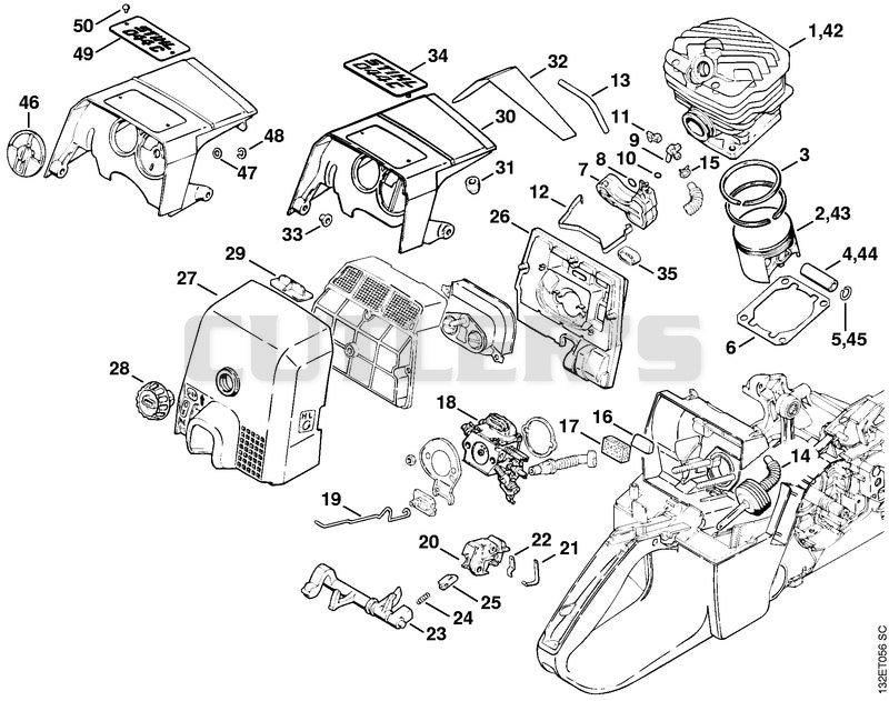 Automatic choke parts