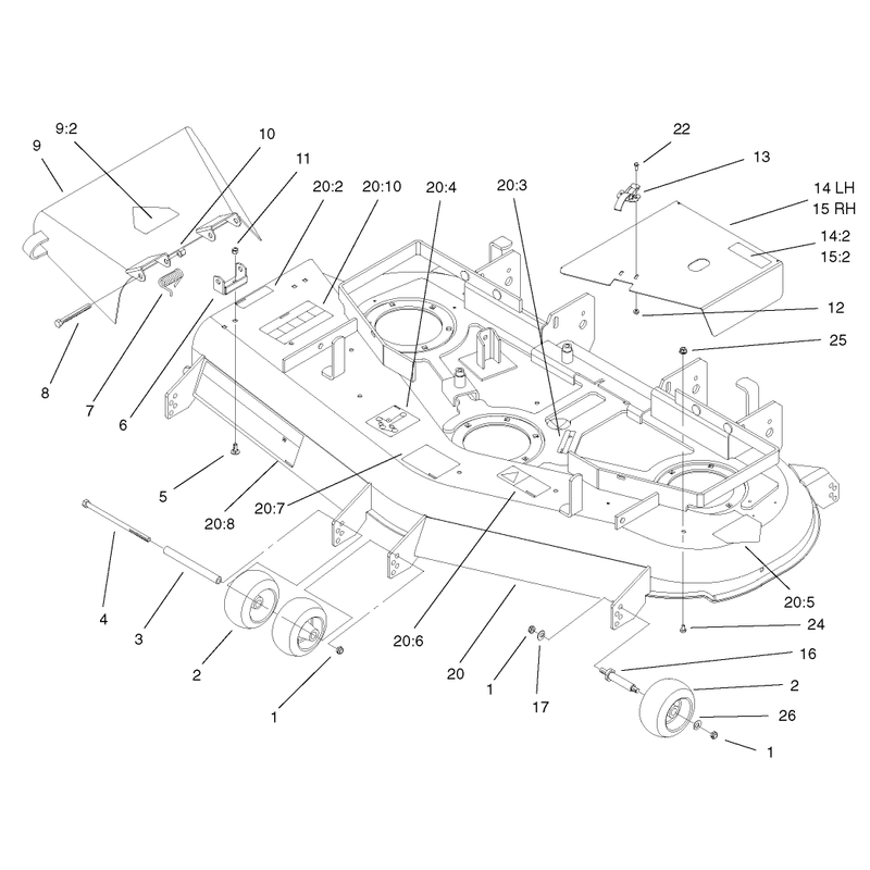 52in Deck Assembly