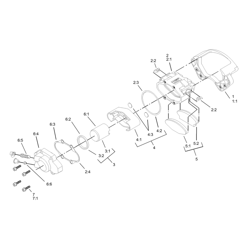 Left Hand Caliper Assembly No 104-6801