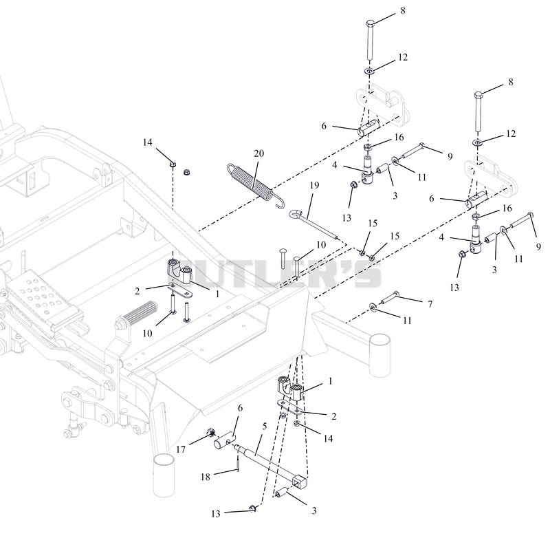 Deck Lift - LH - 52"