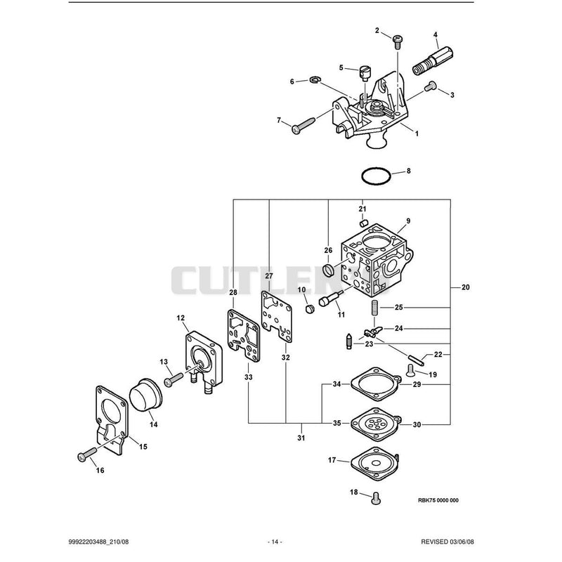 Carburetor -- RB-K75