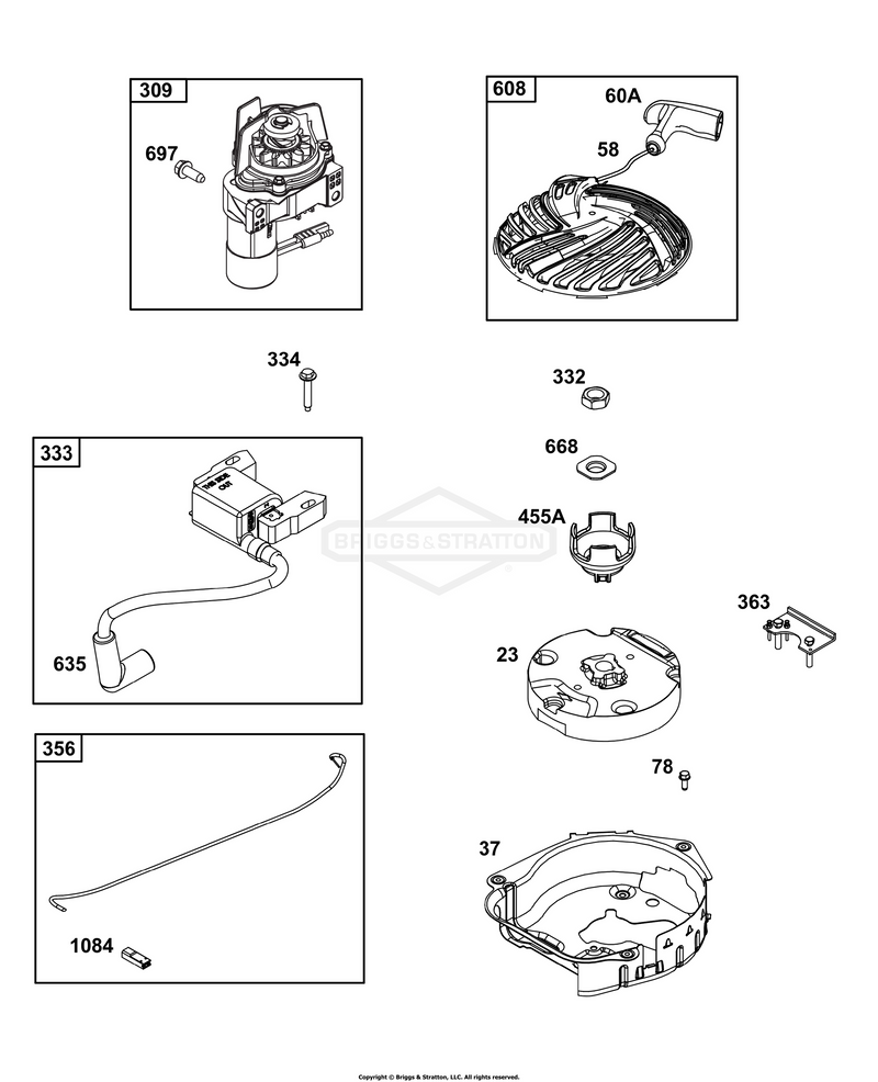 Flywheel, Ignition, and Starter Group