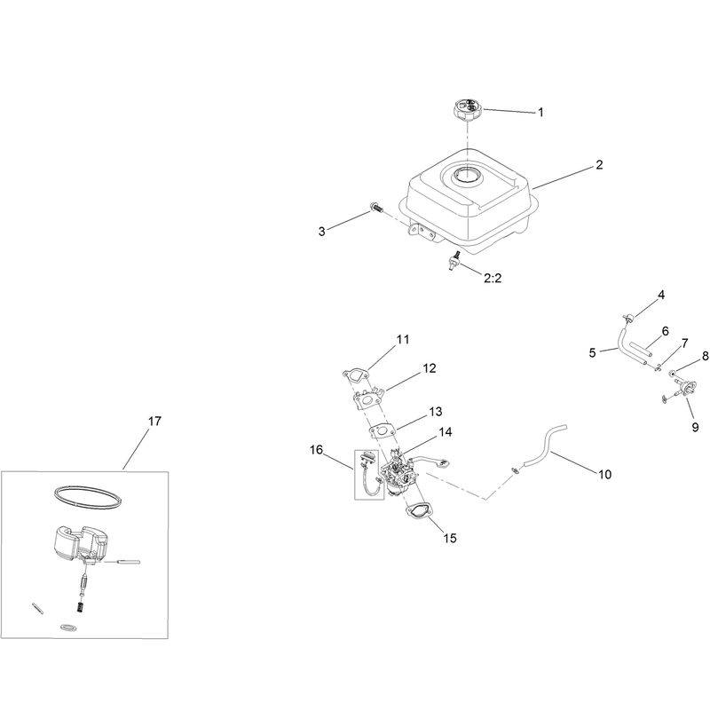 Fuel System and Carburetor Assembly