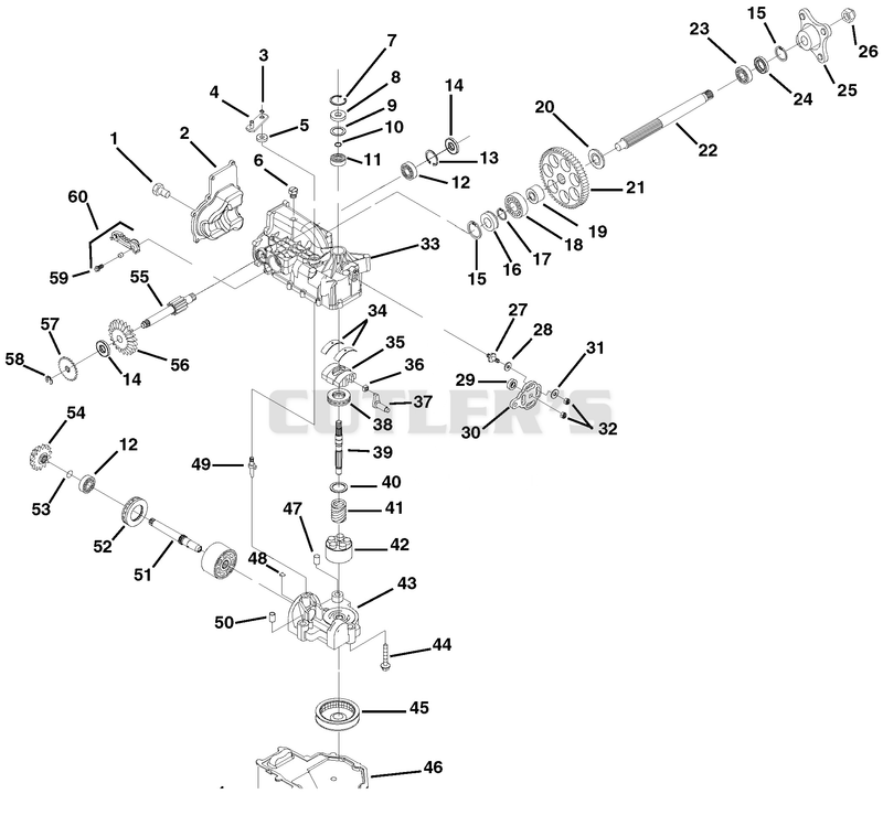 Hydrostatic Transaxle - Left