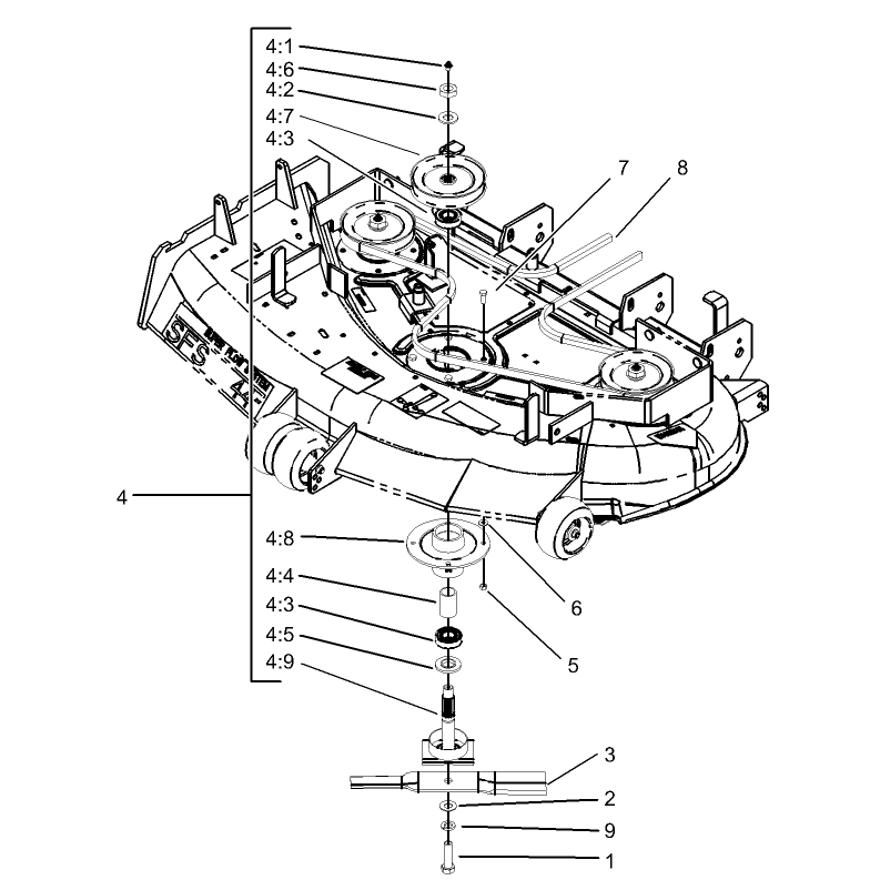 Deck Spindle Assembly