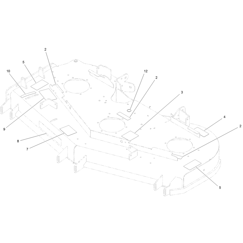 Deck Decal Assembly No. 112-4180