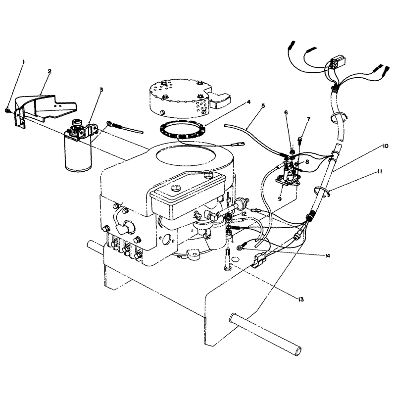 Electric Start Kit 103 and 111 Wide Area Mower